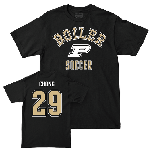 Women's Soccer Black Classic Tee  - Katrina Chong