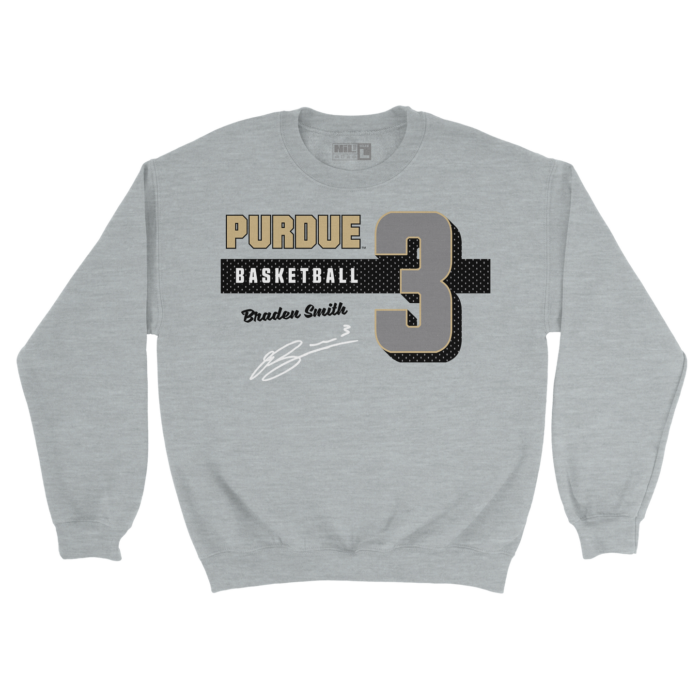 EXCLUSIVE RELEASE: Braden Smith Autograph Sport Grey Crew