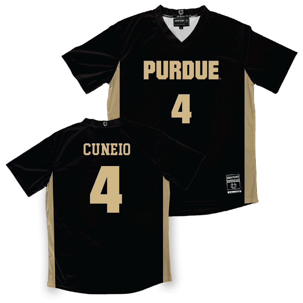 Purdue Women's Soccer Black Jersey  - Zoe Cuneio