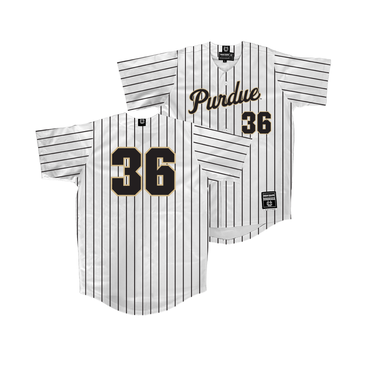 Purdue Baseball White Jersey - Carter Doorn | #36