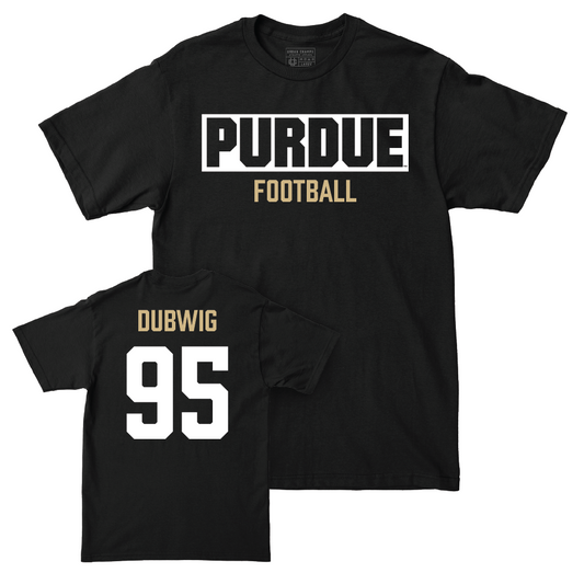 Football Black Staple Tee   - Samuel Dubwig