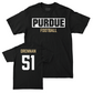 Football Black Staple Tee   - Landon Drennan