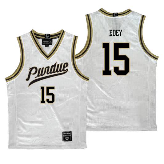Purdue Men's Basketball White Jersey - Zach Edey | #15