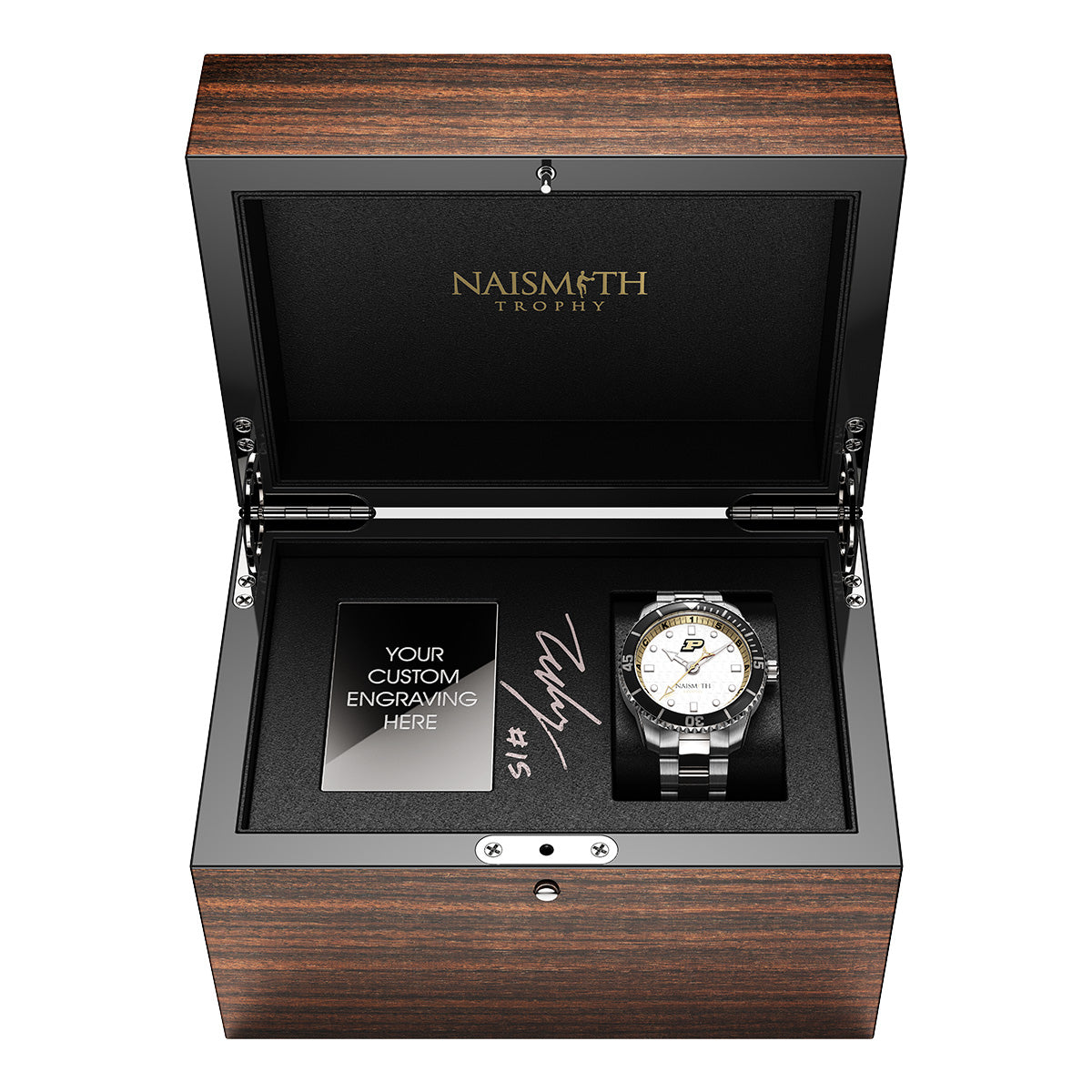 Zach Edey Purdue Naismith Commemorative Timepiece & Autographed Box Set - Limited Edition Odysseus