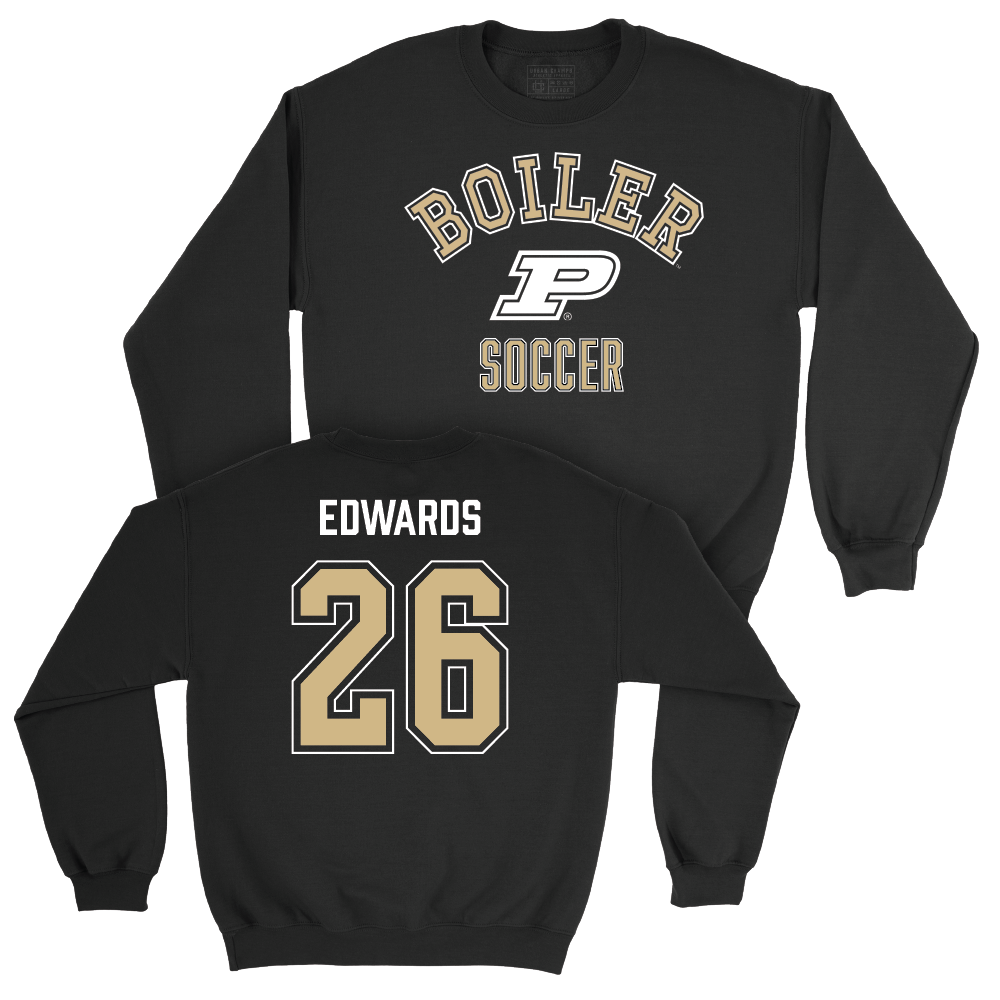 Women's Soccer Black Classic Crew  - Emily Edwards