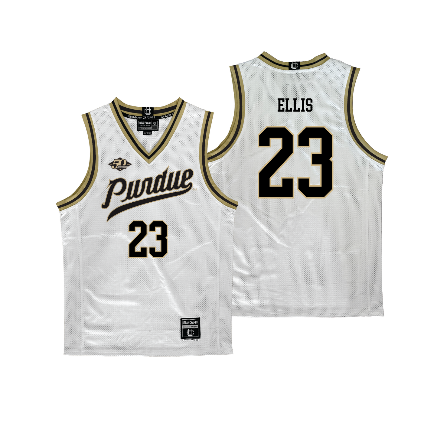 Purdue Women's Basketball 50th Anniversary White Jersey - Abbey Ellis | #23