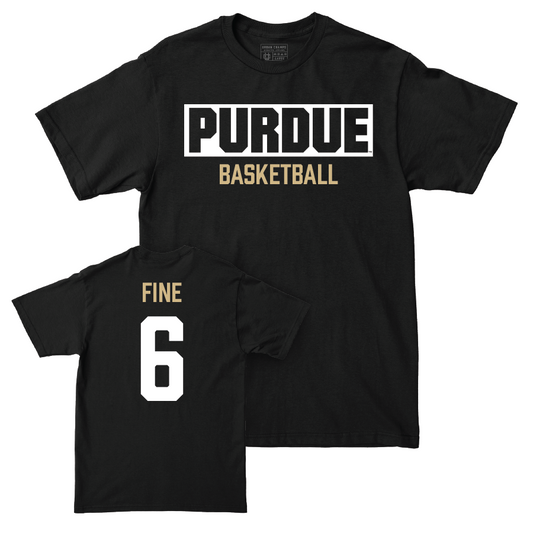 Men's Basketball Black Staple Tee  - Aaron Fine