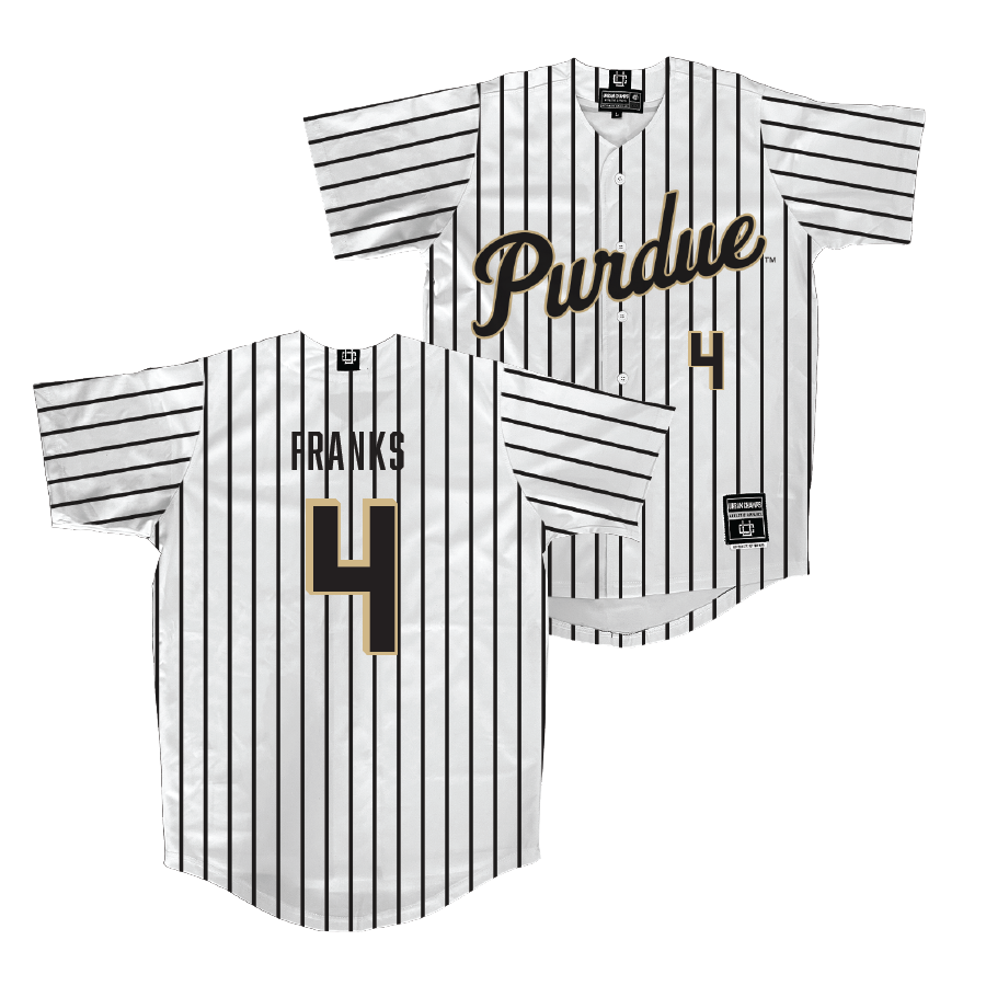 Purdue Softball White Jersey  - Kylie Franks