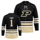 Purdue Men's Basketball  Black Hockey Jersey - Caleb Furst | #1