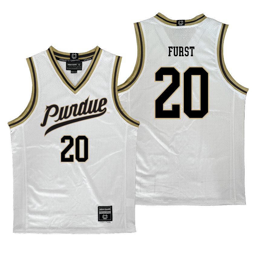 Purdue Men's Basketball White Jersey - Joshua Furst | #20