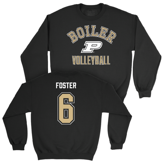 Women's Volleyball Black Classic Crew  - Sienna Foster