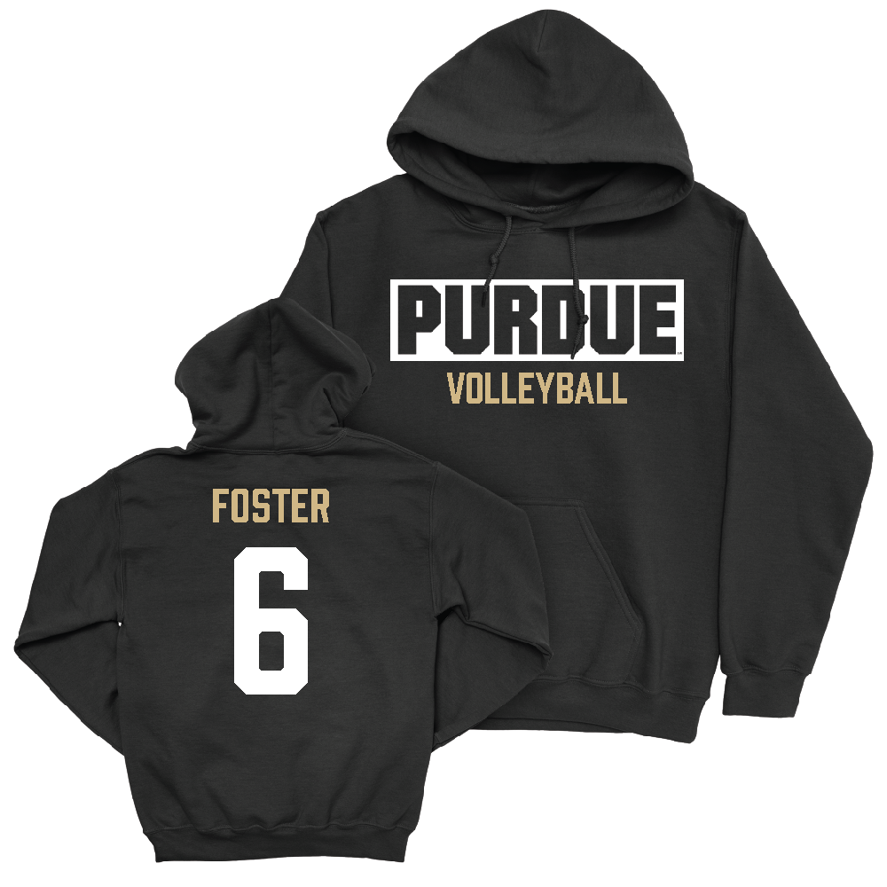 Women's Volleyball Black Staple Hoodie  - Sienna Foster