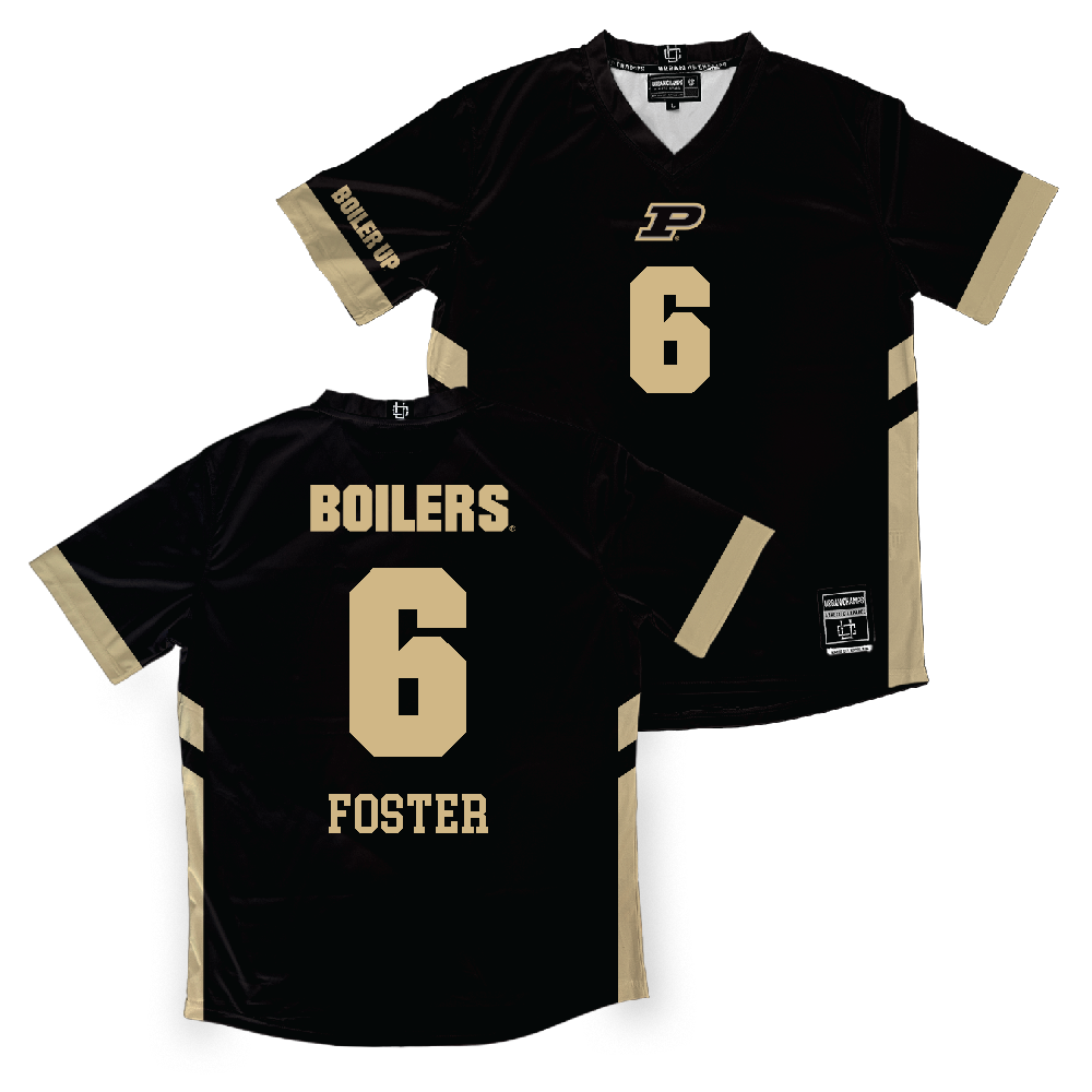 Purdue Women's Volleyball Black Jersey  - Sienna Foster