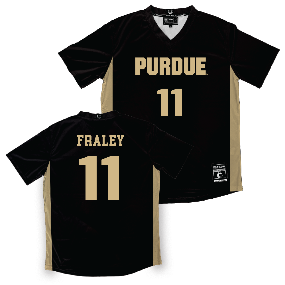 Purdue Women's Soccer Black Jersey  - Lexi Fraley