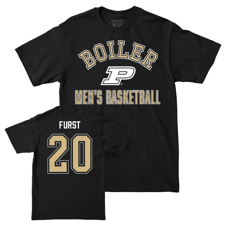 Men's Basketball Black Classic Tee - Joshua Furst | #20