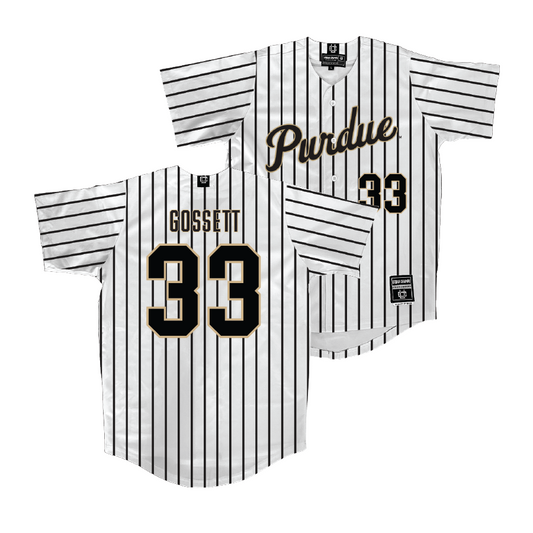 Purdue Softball White Jersey - Julia Gossett