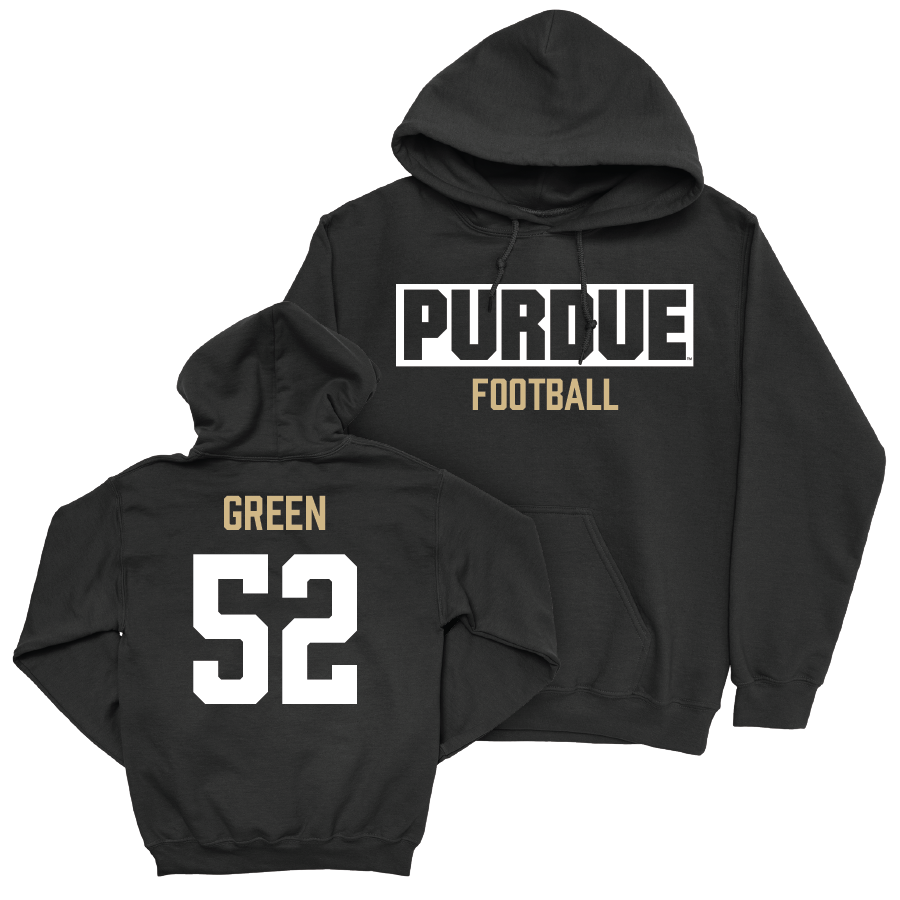 Football Black Staple Hoodie  - Roderick Green