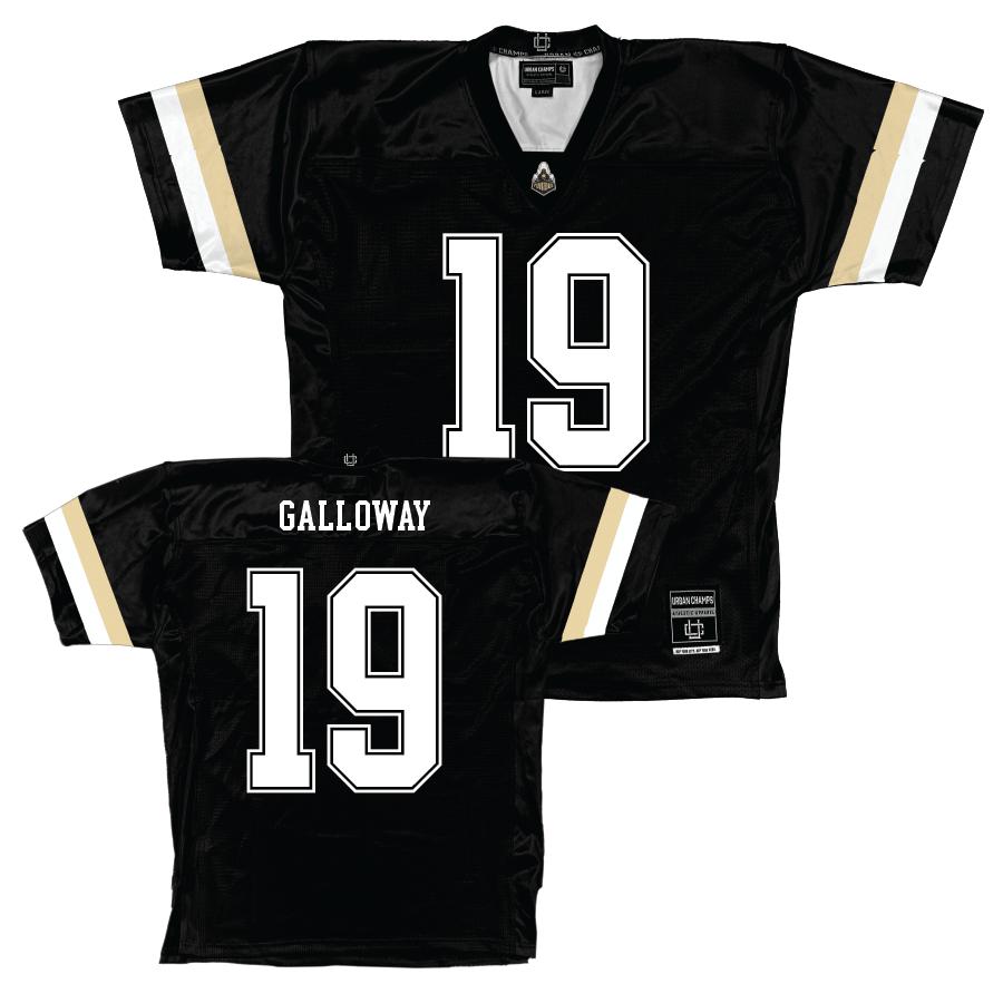 Purdue Black Football Jersey  - Tayvion Galloway