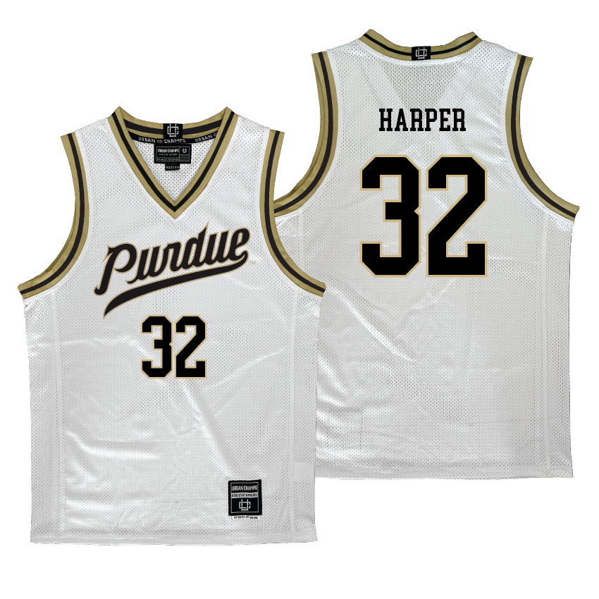 Purdue Women's Basketball White Jersey - Alaina Harper | #32