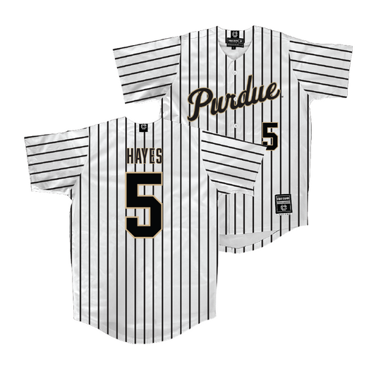 Purdue Softball White Jersey - Hailey Hayes | #5