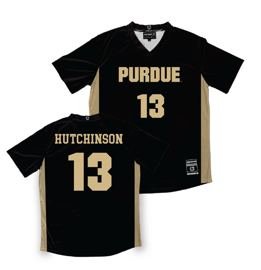 Purdue Women's Soccer Black Jersey - Megan Hutchinson | #13