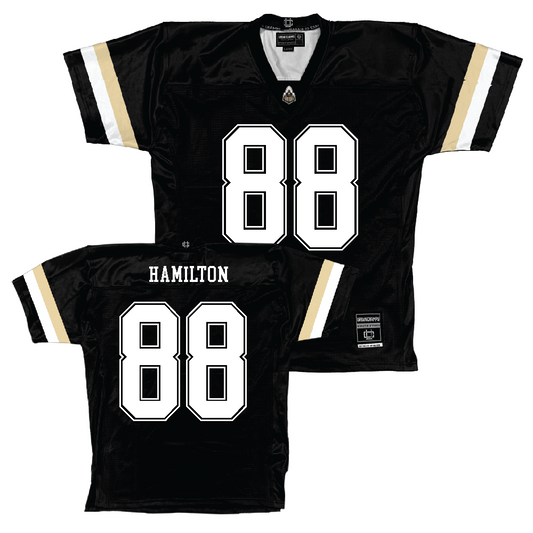 Purdue Black Football Jersey   - Donovan Hamilton