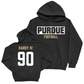 Football Black Staple Hoodie   - James Hardy IV