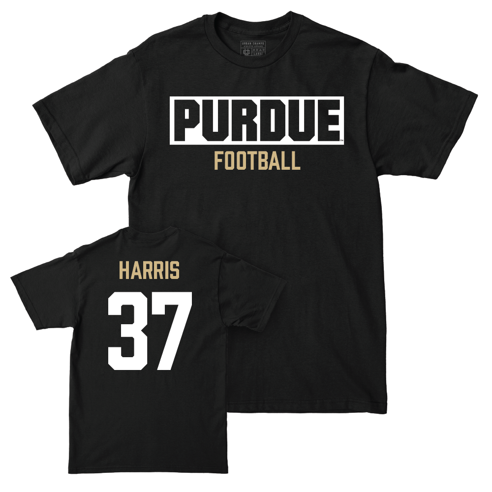 Football Black Staple Tee   - Antonio Harris