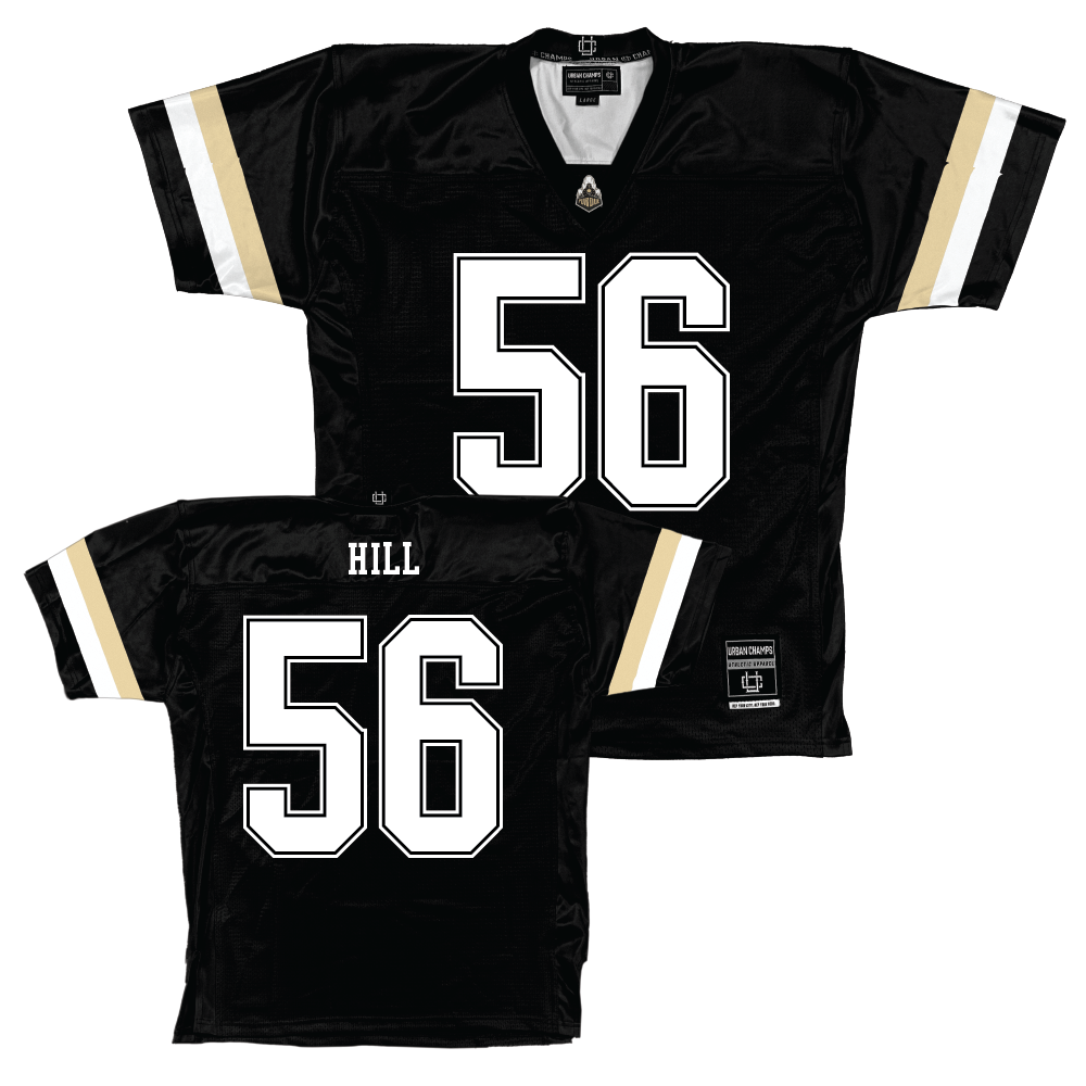 Purdue Black Football Jersey   - Reese Hill