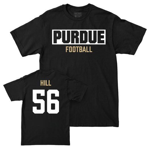 Football Black Staple Tee   - Reese Hill