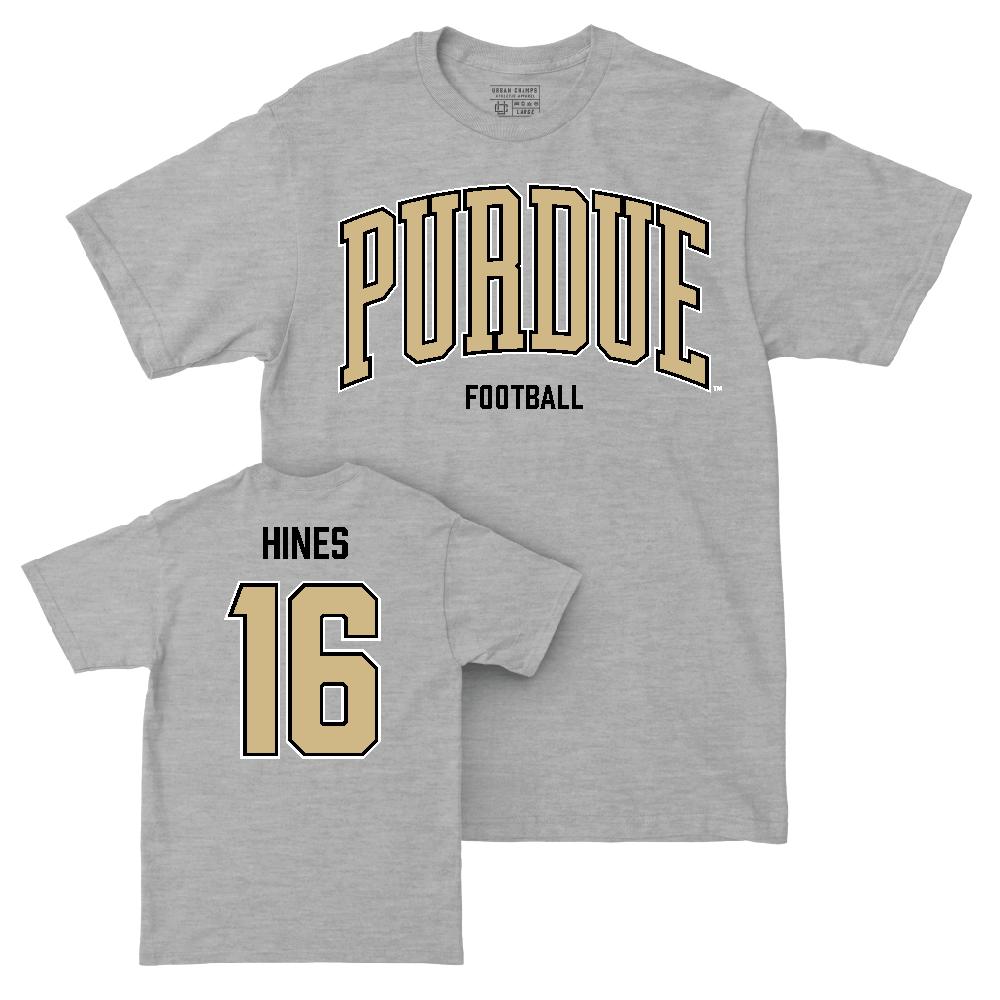 Football Sport Grey Arch Tee   - Hudauri Hines