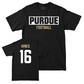 Football Black Staple Tee   - Hudauri Hines