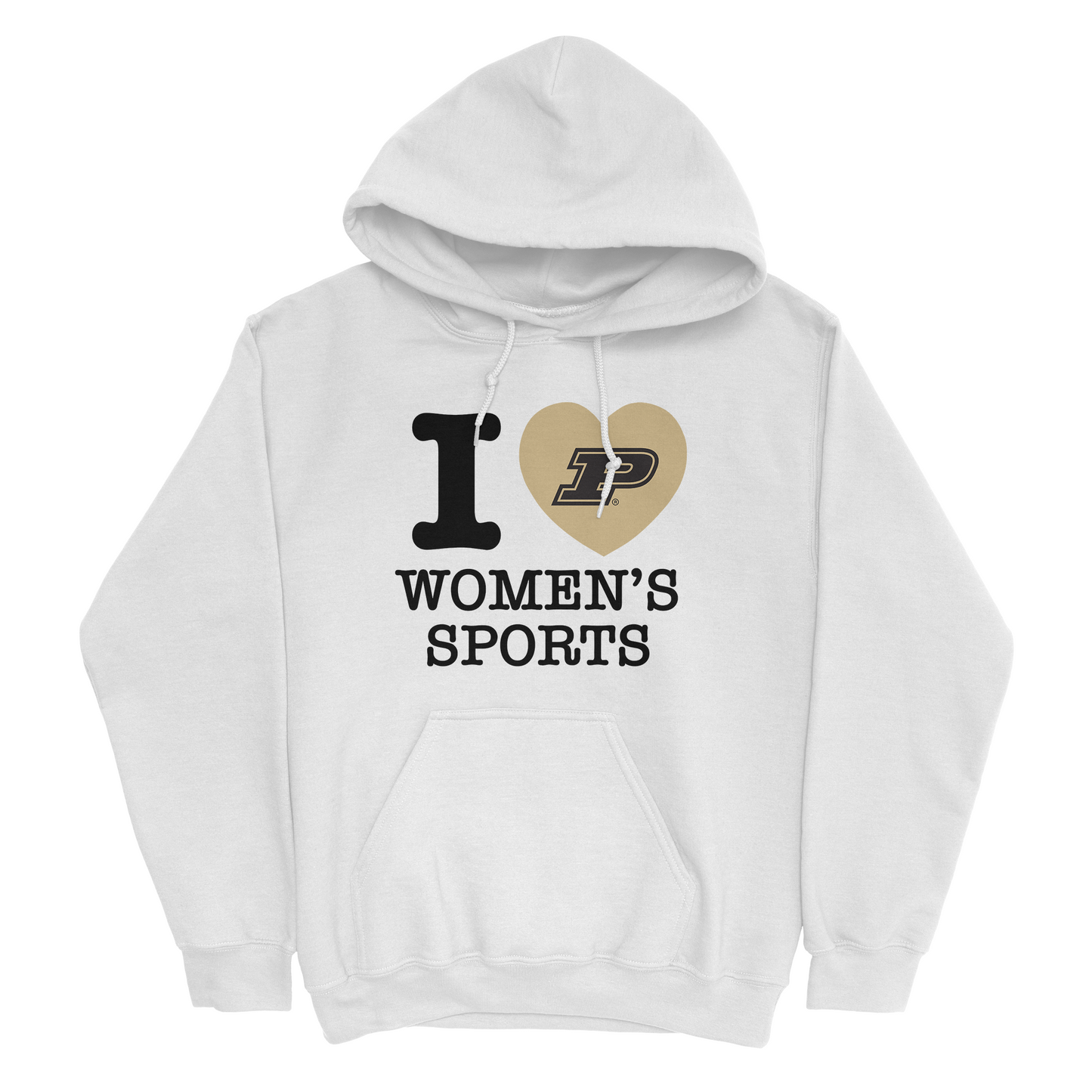 EXCLUSIVE RELEASE: I Love Women's Sport White Hoodie