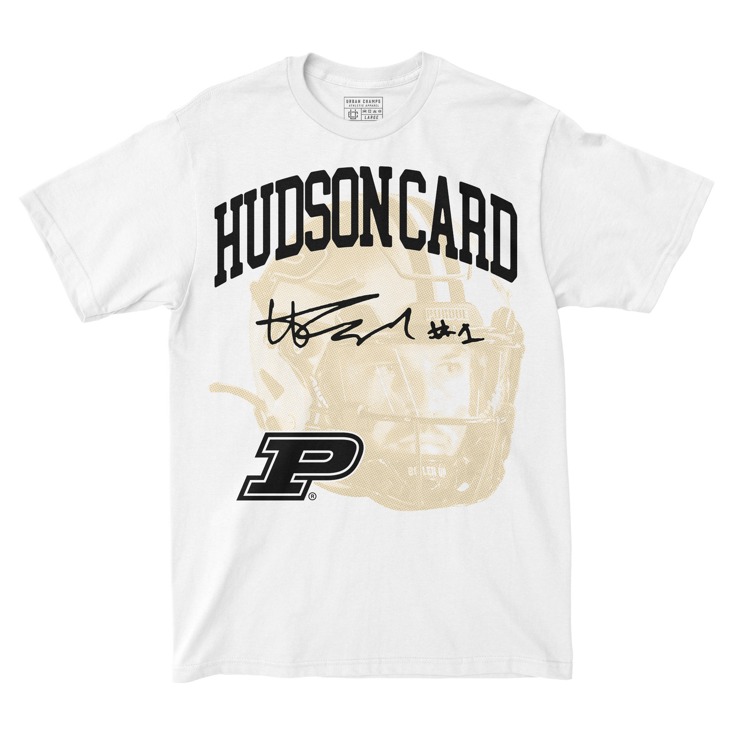 EXCLUSIVE RELEASE - Hudson Card Portrait White Tee