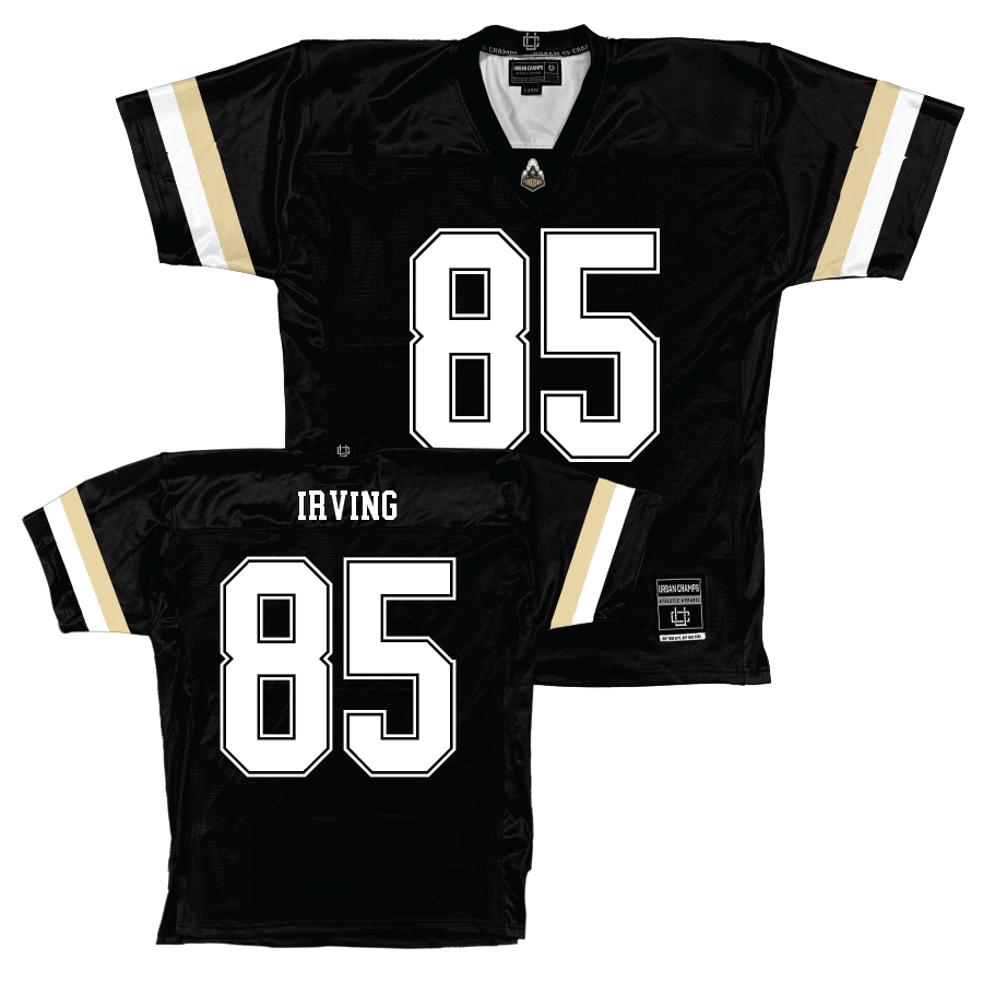 Purdue Black Football Jersey   - Caleb Irving