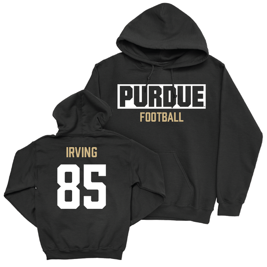 Football Black Staple Hoodie   - Caleb Irving