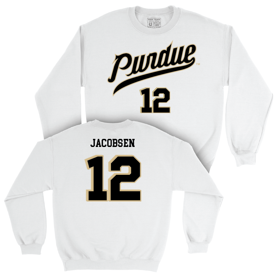 Men's Basketball White Shirsey Crew  - Daniel Jacobsen