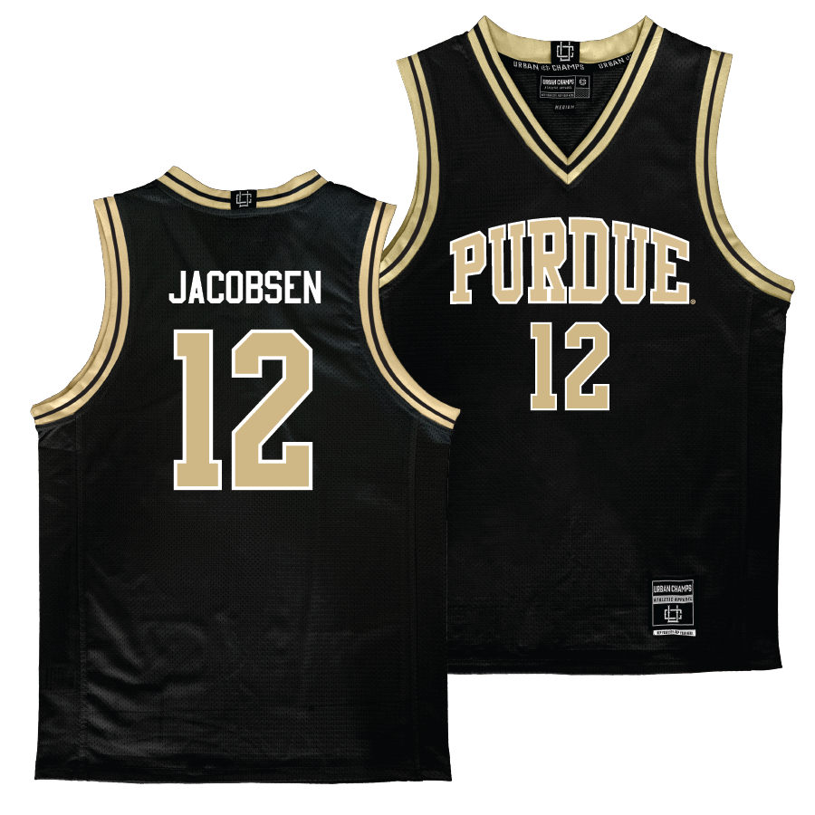 Purdue Men's Black Basketball Jersey  - Daniel Jacobsen