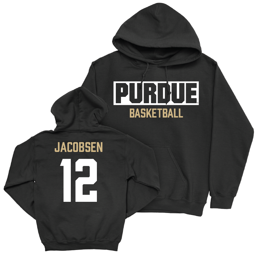 Men's Basketball Black Staple Hoodie  - Daniel Jacobsen