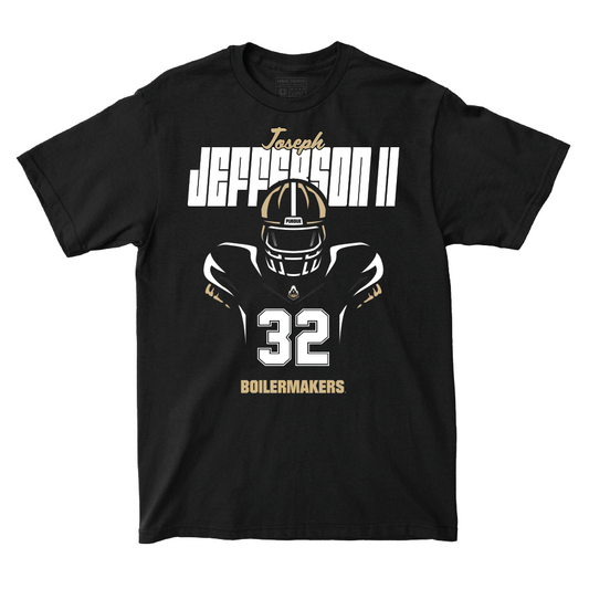 Silhouette Black Football Tee  - Joseph Jefferson II