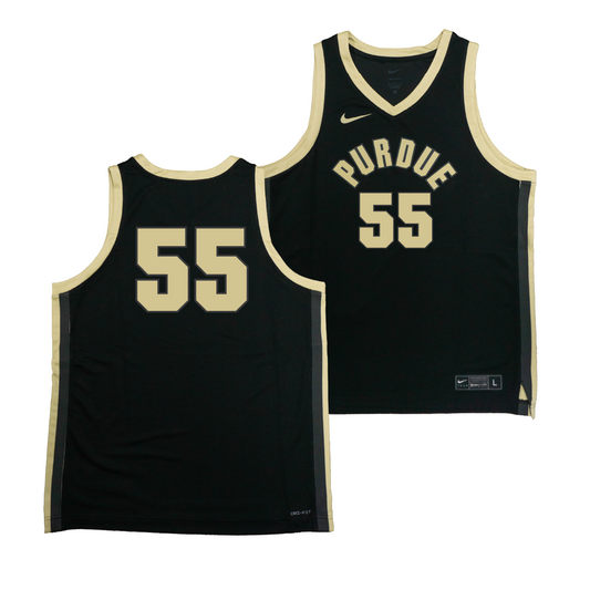 Nike Purdue Boilermakers Black NIL Game Replica Basketball Jersey - Lance Jones | #55