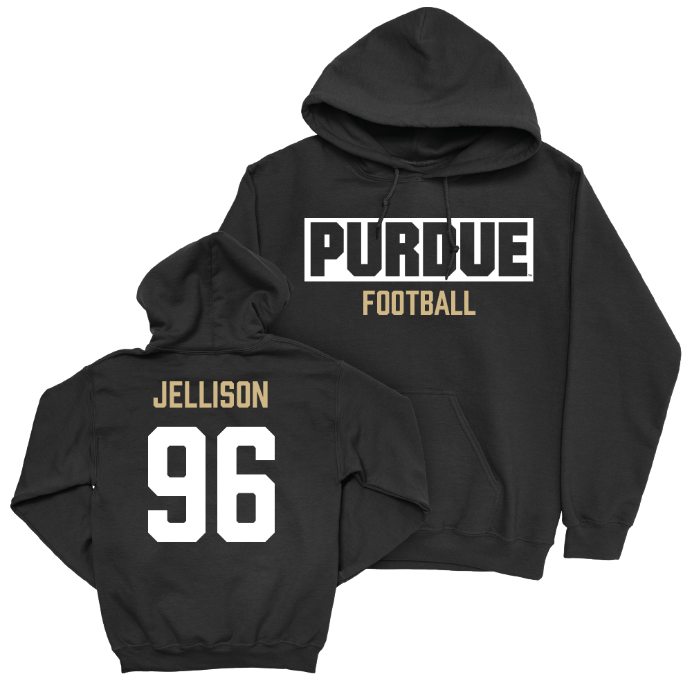 Football Black Staple Hoodie   - Logan Jellison