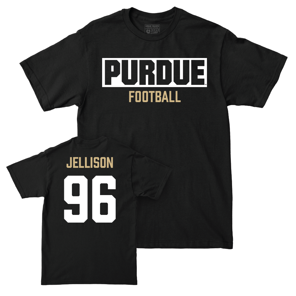 Football Black Staple Tee   - Logan Jellison