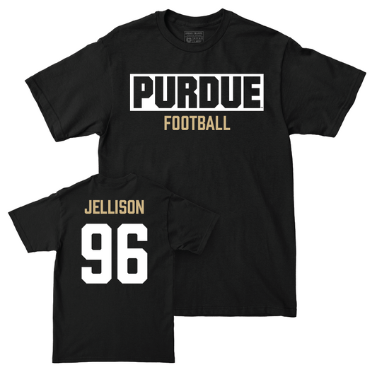 Football Black Staple Tee   - Logan Jellison