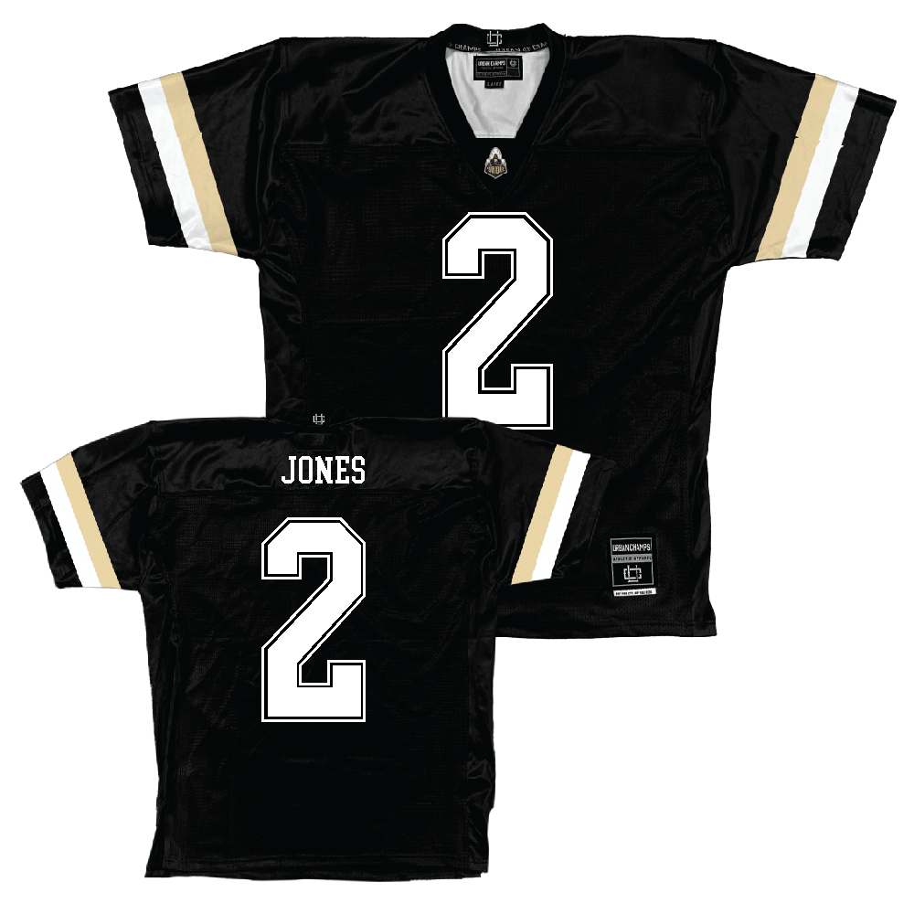 Purdue Black Football Jersey - Luke Jones | #2