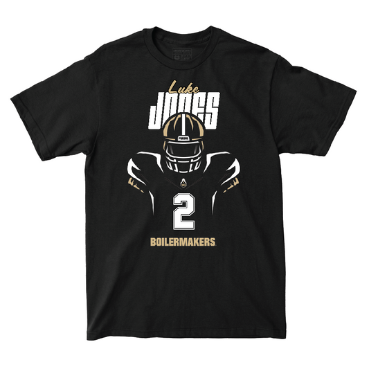 Silhouette Black Football Tee - Luke Jones | #2