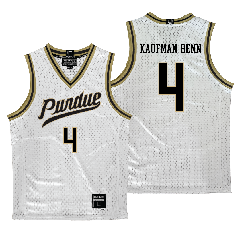 Purdue Men's Basketball White Jersey - Trey Kaufman-Renn | #4