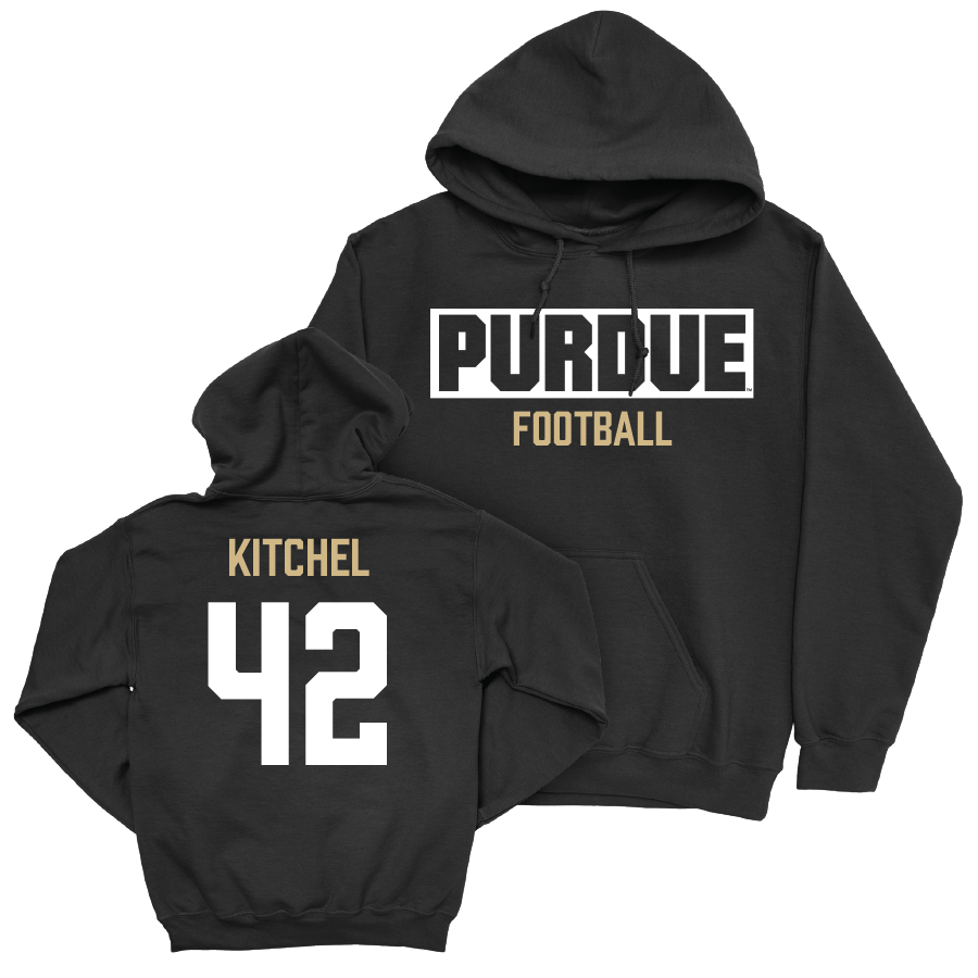 Football Black Staple Hoodie   - Cooper Kitchel