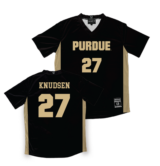 Purdue Women's Soccer Black Jersey - Riley Knudsen | #27