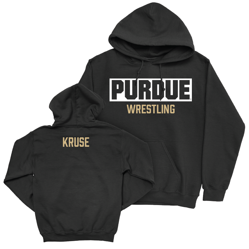 Wrestling Black Staple Hoodie  - Trey Kruse